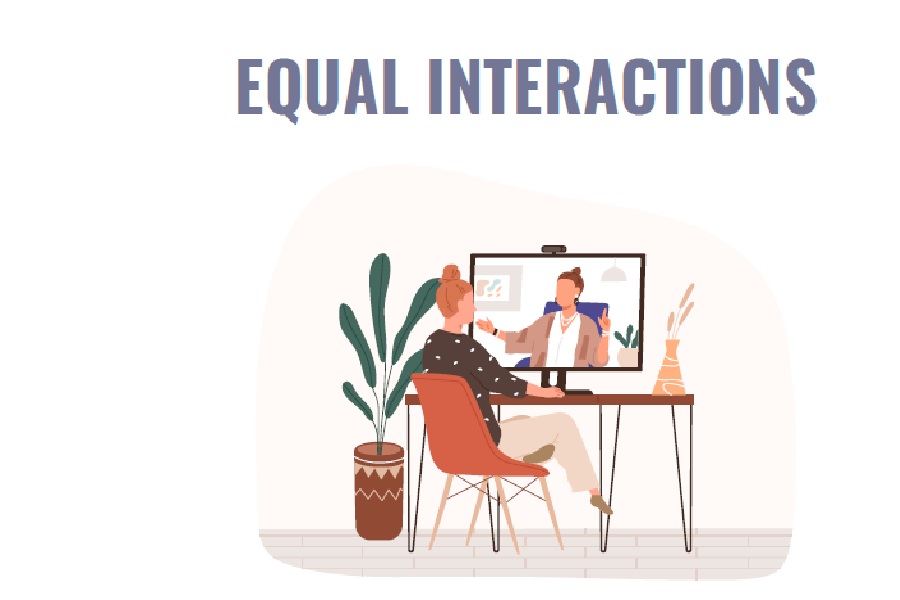 is online learning effective for equal interactions